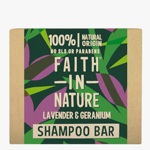 Faith In Nature: Faith in Nature Lavender & Geranium Shampoo Bar 85g