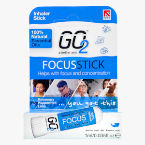 GO2 Essential Oil Focus Inhaler Stick 1ml