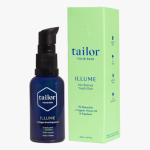 Tailor Skincare: Tailor Illume Bakuchiol Oil Serum 30ml