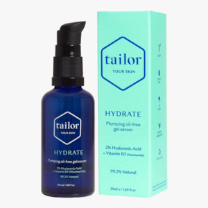 Tailor Skincare: Tailor Hydrate Hyaluronic Acid Serum 50ml