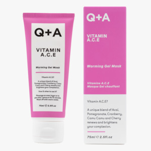 Q+A Vitamin A.C.E Warming Face Mask 75ml