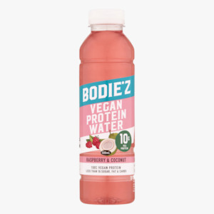 Bodiez: Bodie'z Vegan Protein Water Raspberry Coconut (10g) 500ml