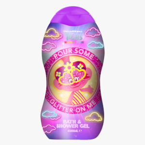 Trolls Bath & Shower Gel With Glitter 400ml