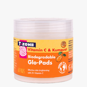 Skincare 1: T-Zone Vitamin C & Kumquat Biodegradable Glo-Pads (60)