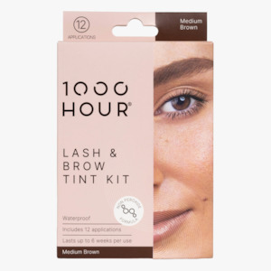 Brows Lashes: 1000 Hour Lash & Brow Tint Kit Medium Brown