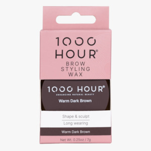 Brows Lashes: 1000 Hour Brow Styling Wax Warm Dark Brown 7g