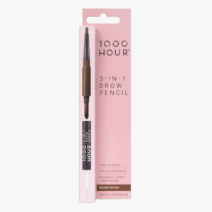 1000 Hour 3-In-1 Brow Pencil Medium Brown