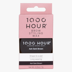 Brows Lashes: 1000 Hour Brow Styling Wax Ash Dark Brown 7g