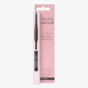 Brows Lashes: 1000 Hour 3-In-1 Brow Pencil Dark Brown