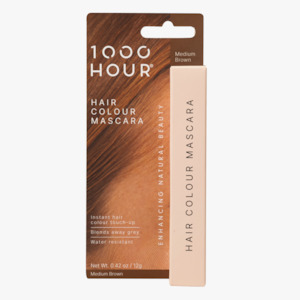 Hair Care 1: 1000 Hour Hair Colour Mascara Medium Brown 12ml