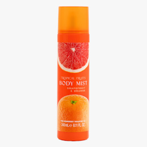 Fragrance 1: Tropical Fruits Orange & Grapefruit Body Mist 240ml