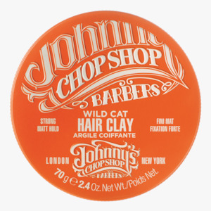 Men: Johnny's Chop Shop Wild Cat Strong Matt Hold Clay 70gm