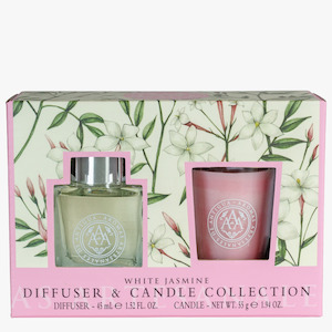 Gifts 1: AAA White Jasmine Diffuser & Candle Set