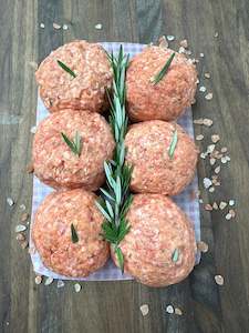 Butchery: Lamb, Rosemary & Garlic Patties 6 pack