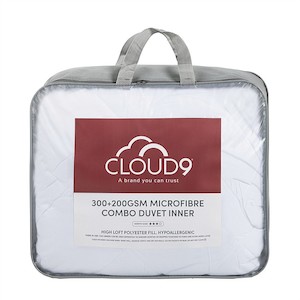 Cloud 9 200+300gsm Microfibre Combo Duvet Inner