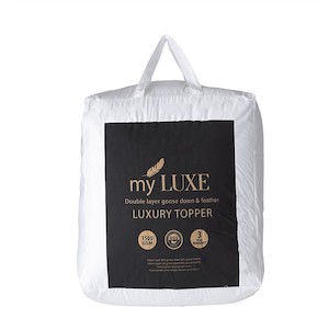 My Luxe Goose Feather & Down Mattress Topper