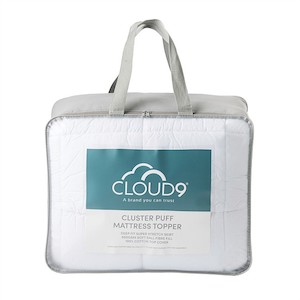 Department store: Cloud 9 600GSM Cluster Puff Mattress Topper