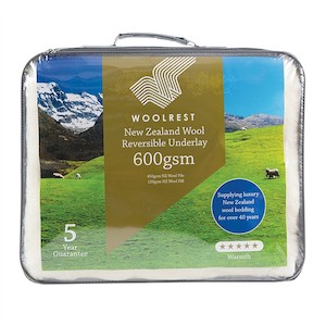 Department store: Woolrest 600Gsm Reversible NZ Wool Underlay