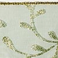 Ribbon - Italian Fortuna - Green/Gold