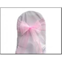 Chair Sash - Pink Organza