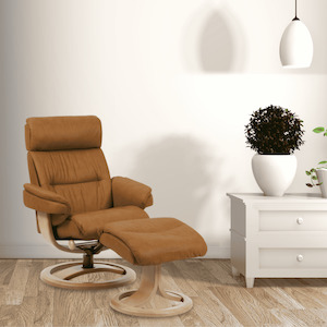 Nordic 91S Chair and Ottoman Ring Base