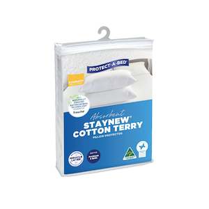 Protect-A-Bed Staynew Cotton Terry Pillow Protector