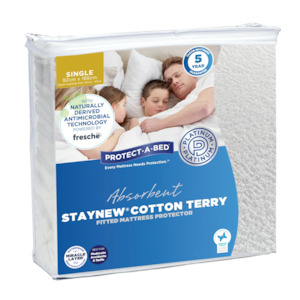 Protect-A-Bed Staynew Cotton Terry Mattress Protector