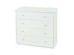 Bed: Bianca 4-Drawer Lowboy