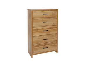 Bed: Nova 5 Drawer Tallboy