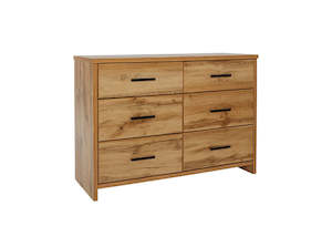 Bed: Nova 6 Drawer Lowboy