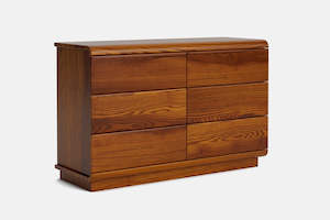 Bed: Mythos 6 Drawer Lowboy - American Ash