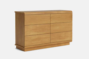 Mythos 6 Drawer Lowboy - Pine