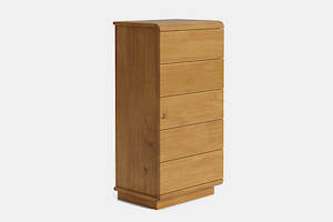 Bed: Mythos 5 Drawer Lingerie - Pine