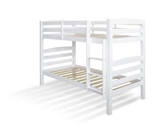 Bed: Juniper Single Bunk White