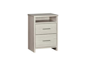 Atlas 2 Drawer Tall Bedside