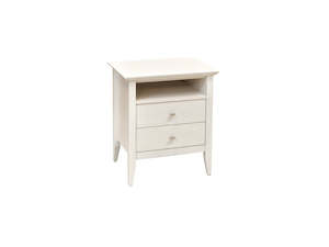 Ashton 2 Drawer Open Shelf Bedside