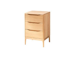 Cologne 3 Drawer Bedside