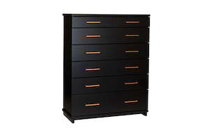 Bed: Fox 7 Drawer Tallboy