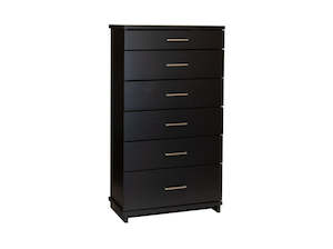 Bed: Fox 6 Drawer Tallboy