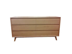 Bed: Milford 6 Drawer Lowboy