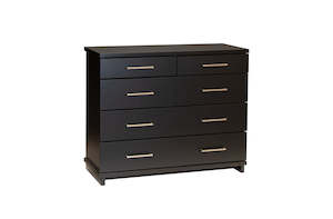 Bed: Fox 5 Drawer Lowboy