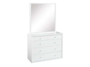 Cosmo 5 Drawer Dresser with Mirror