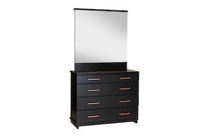 Fox 5 Drawer Dresser with Mirror