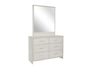 Atlas 6 Drawer Dresser with Mirror