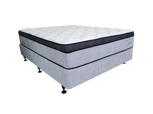 Bed: Bedstop Grey Cloud Medium Bed