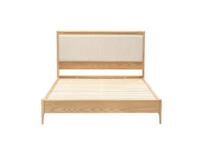 Bed: Cologne Padded Slat Frame