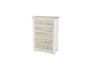 Bed: Shelly Bay 5 Drawer Tallboy