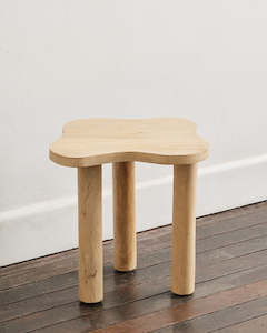 Warm And Earthy: Wavy Side Table