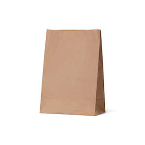 Kraft Paper Takeaway Carry Bags: Flat Bottom Supermarket Large Paper Bag