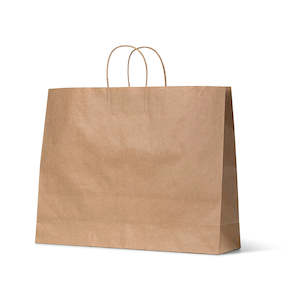 Brown Kraft Carry Bags: Brown Kraft Boutique